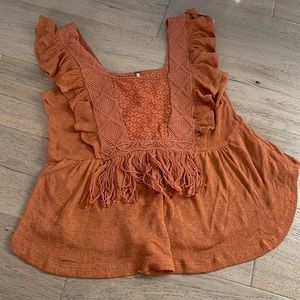 Beautiful free people bohemian top - closet clean out must sell!